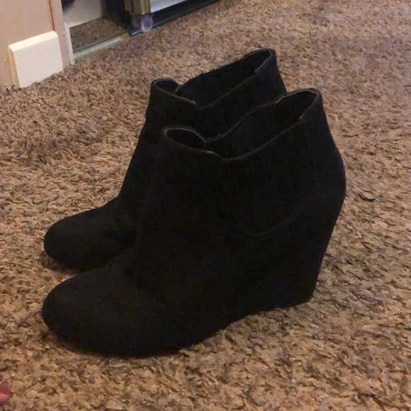 Black wedge shoes - Picture 4 of 4